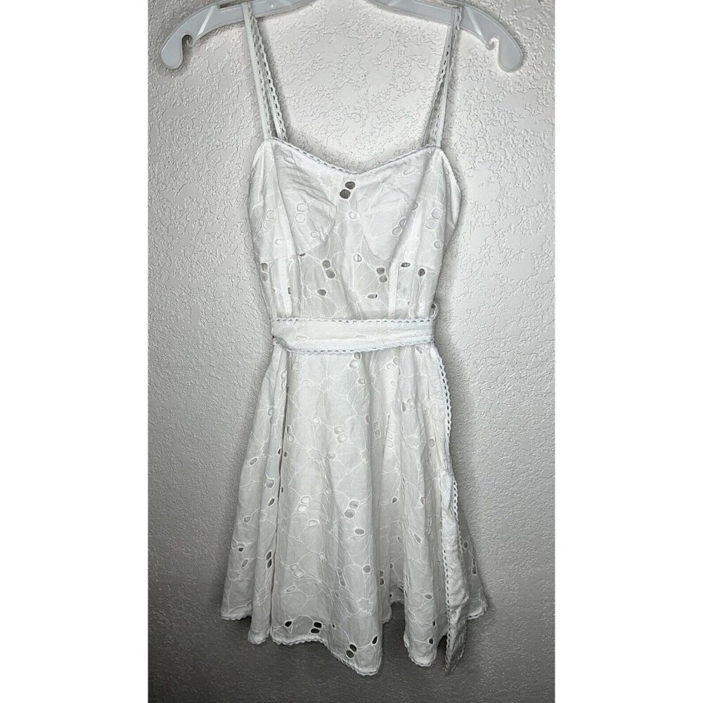 Lalibela Branco White Floral Dress Midi Summer Dress NWTS New Fit Flare PP/XS T